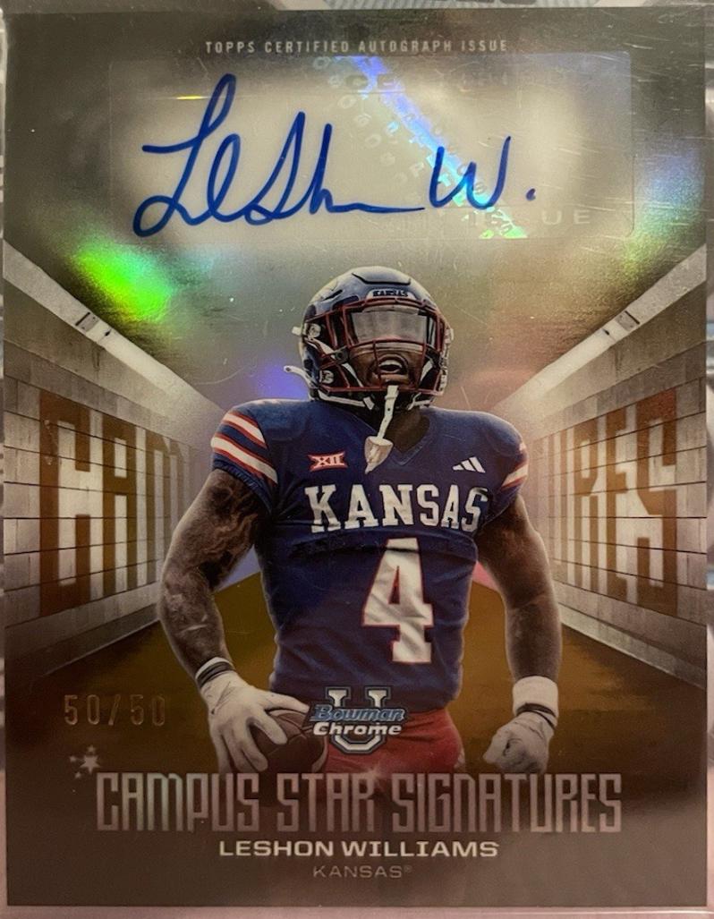 Leshon Williams [Gold Refractor] #CSS-LW