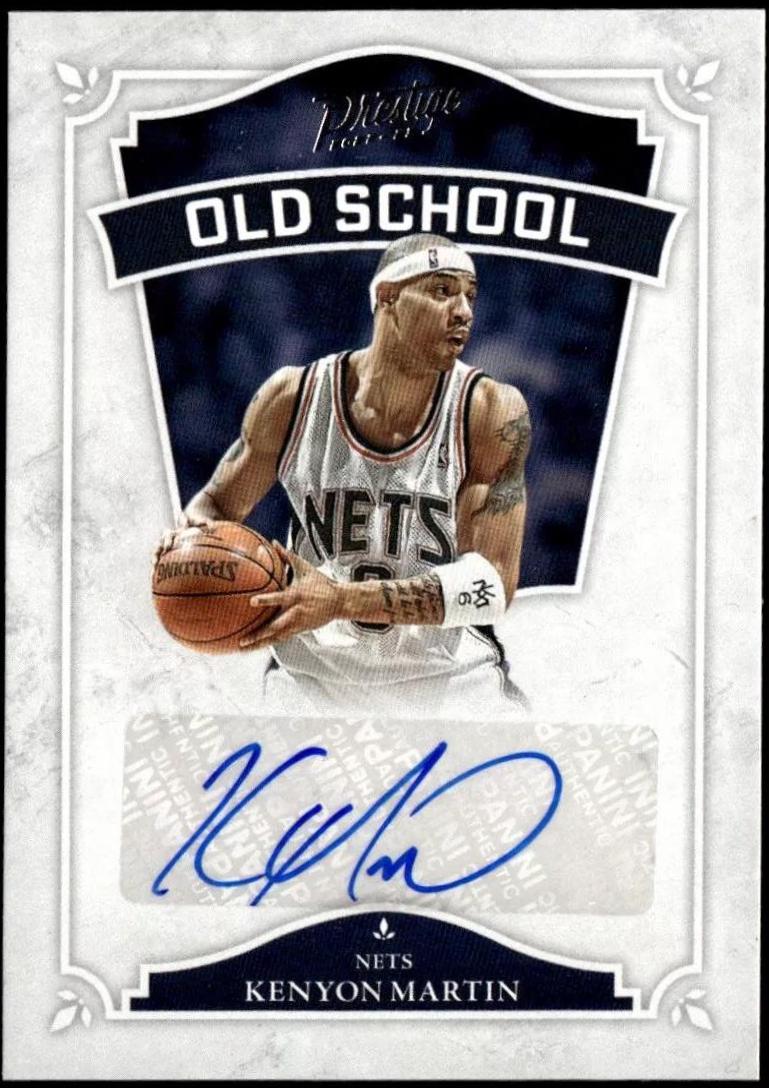 Kenyon Martin #OSA-KMN Basketball Cards 2022 Panini Chronicles Old School Autographs