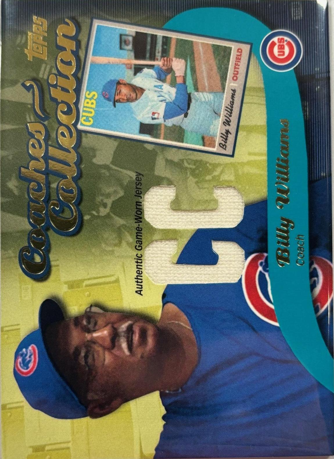 Billy Williams #CC-BW Baseball Cards 2002 Topps Coaches Collection