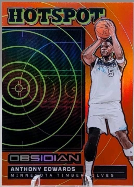 Anthony Edwards [Electric Etch Orange Flood] #9