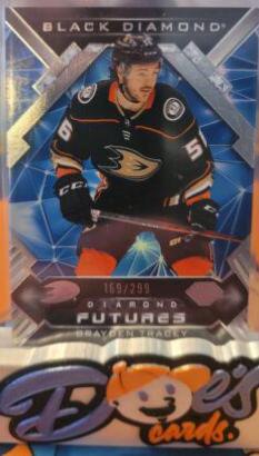 Brayden Tracey #BDF-BT Hockey Cards 2022 Upper Deck Black Diamond Futures