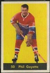 Phil Goyette #50 Hockey Cards 1960 Parkhurst