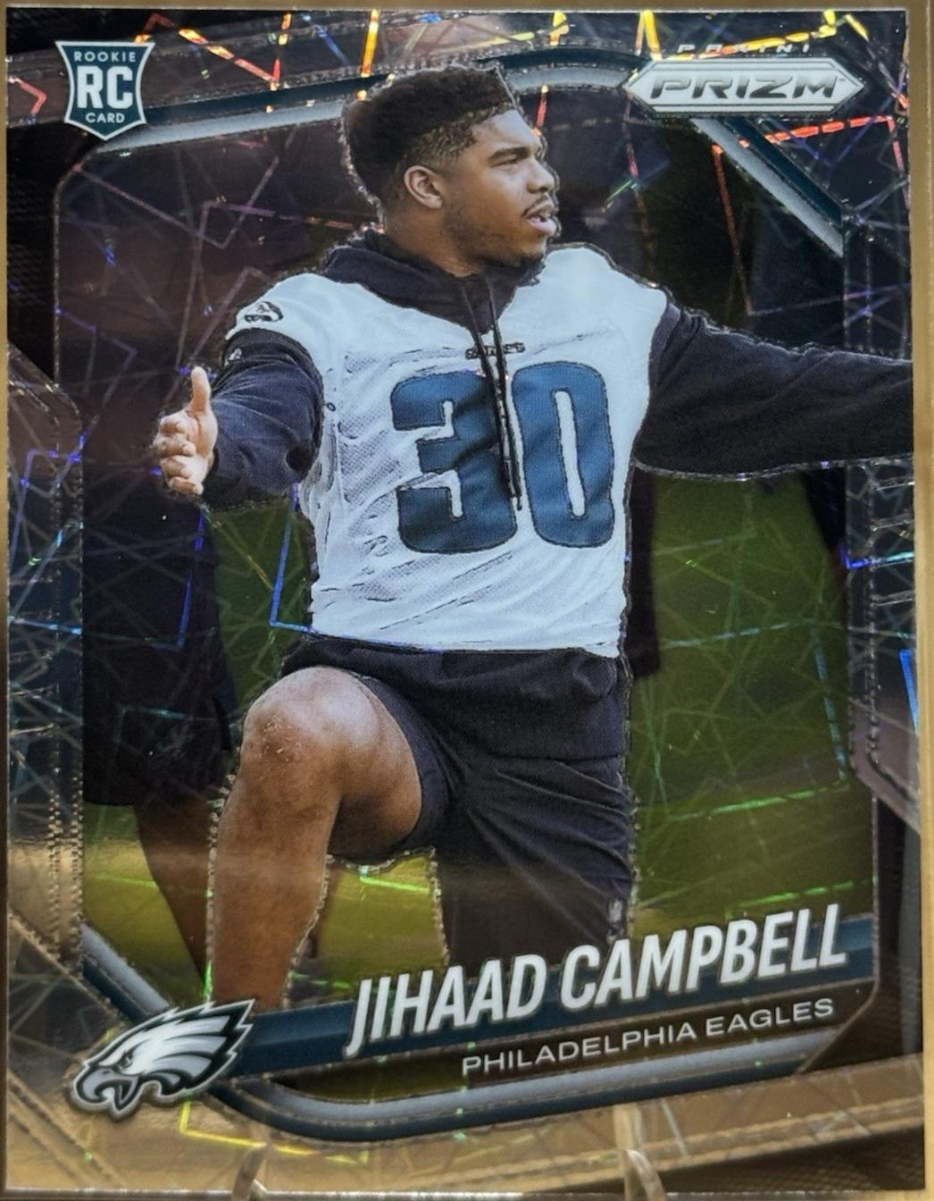 Jihaad Campbell [Lazer] #334 Prices | 2025 Panini Prizm | Football