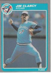 Jim Clancy #101 Baseball Cards 1985 Fleer