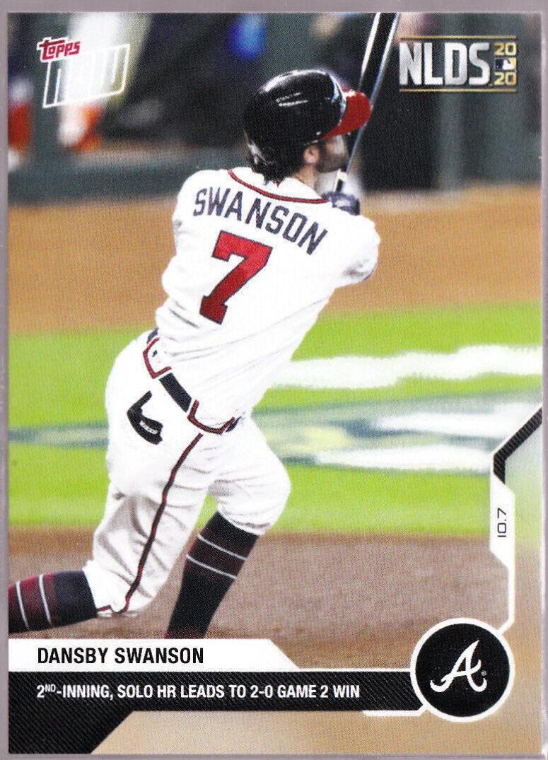 Dansby Swanson #378 2020 Topps Now Baseball
