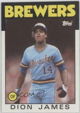 Dion James (1986 Topps)