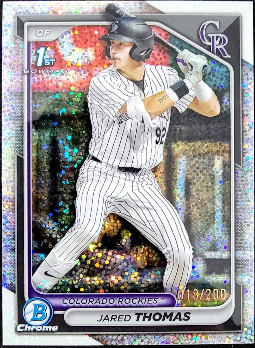Jared Thomas [Sparkles Refractor] #BDC-11