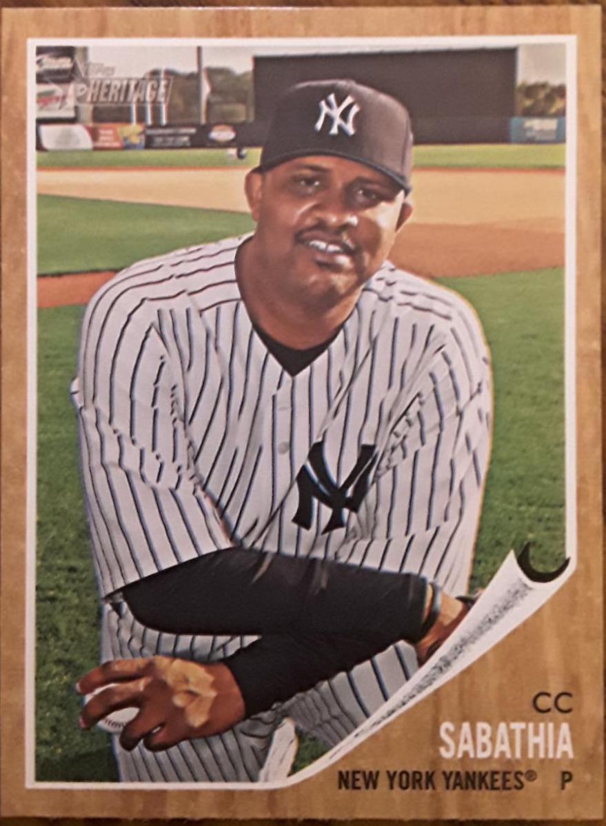 CC Sabathia #48 Baseball Cards 2011 Topps Heritage