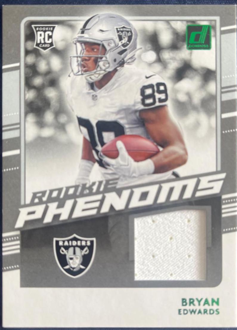 Bryan Edwards #RP-BE 2020 Panini Donruss Rookie Phenoms Jersey Football