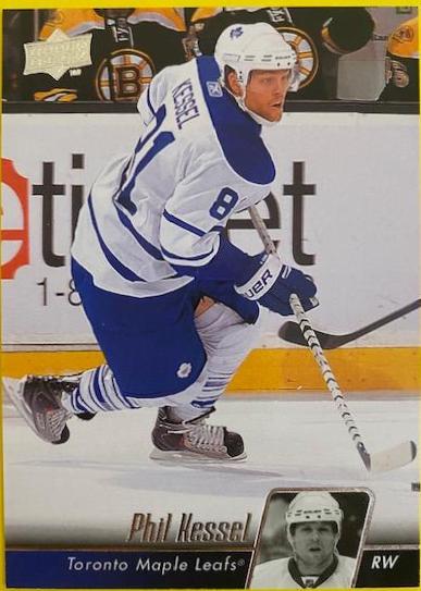 Phil Kessel #14 Hockey Cards 2010 Upper Deck