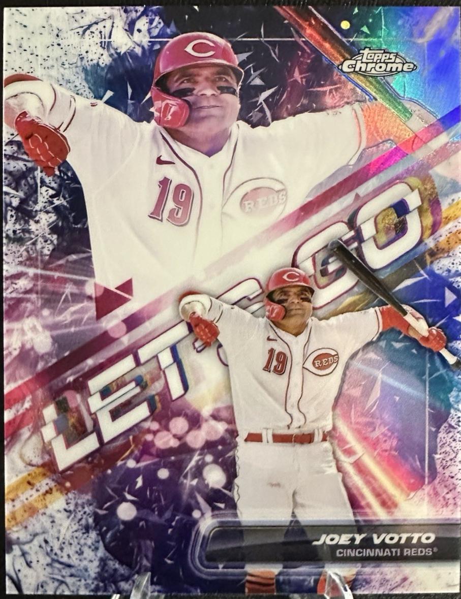 Joey Votto #LGC-11 Baseball Cards 2023 Topps Big League Let's Go Chrome