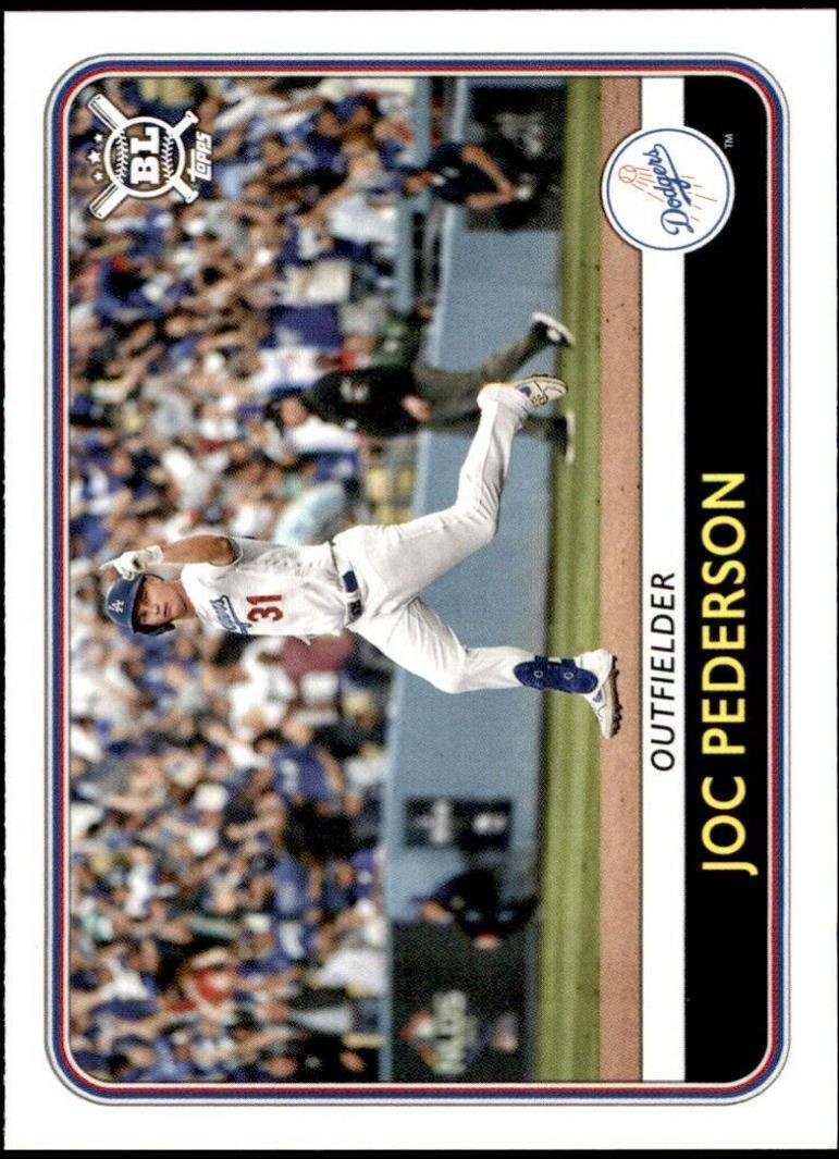 Joc Pederson #222 2020 Topps Big League Baseball
