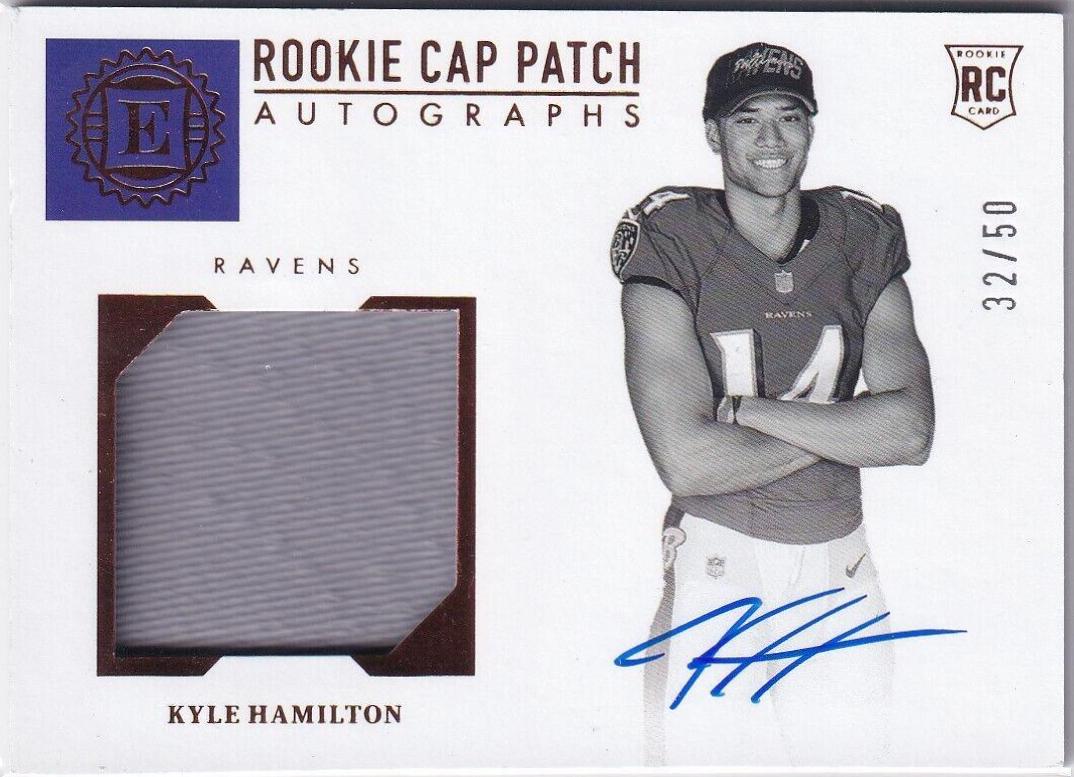 Kyle Hamilton [Cap Patch Autograph] #156