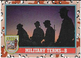MILITARY TERMS-B