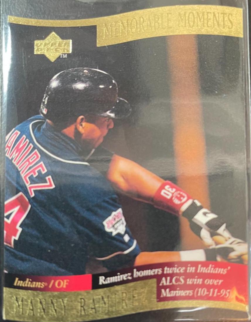 Manny Ramirez #5/10 Baseball Cards 1997 Upper Deck Memorable Moments