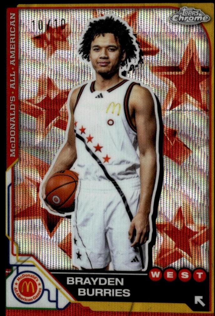 Brayden Burries [Black Refractor] #8