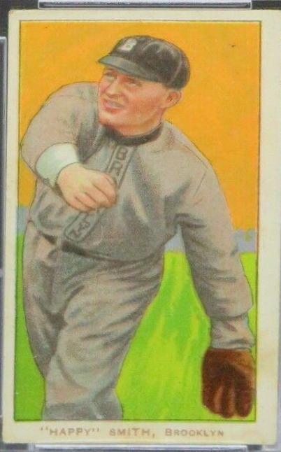 Happy Smith #NNO Baseball Cards 1909 T206 Piedmont 350-460 Factory 25