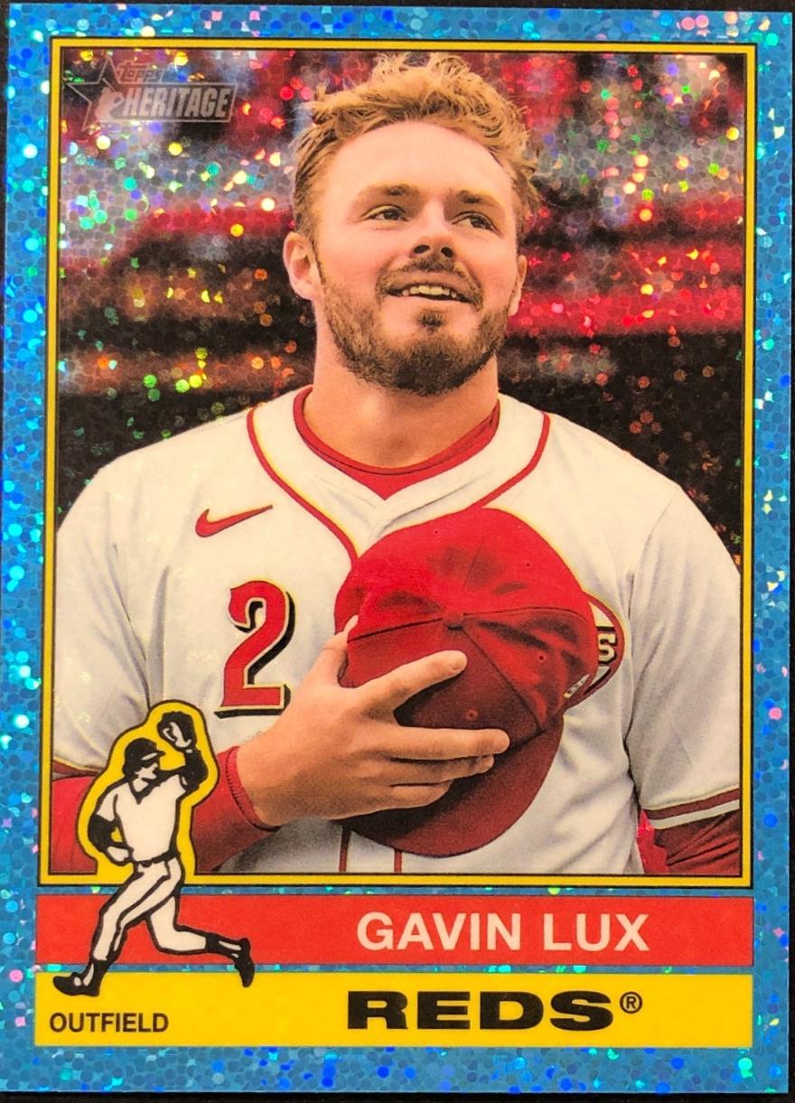 Gavin Lux [Light Blue Sparkle Refractor Chrome SP] #715