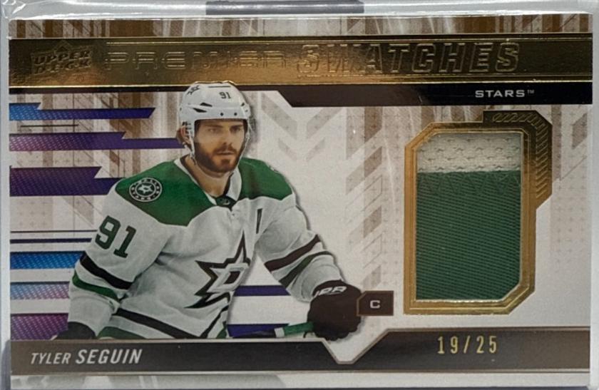 Tyler Seguin #PS-TS Hockey Cards 2019 Upper Deck Premier Swatches