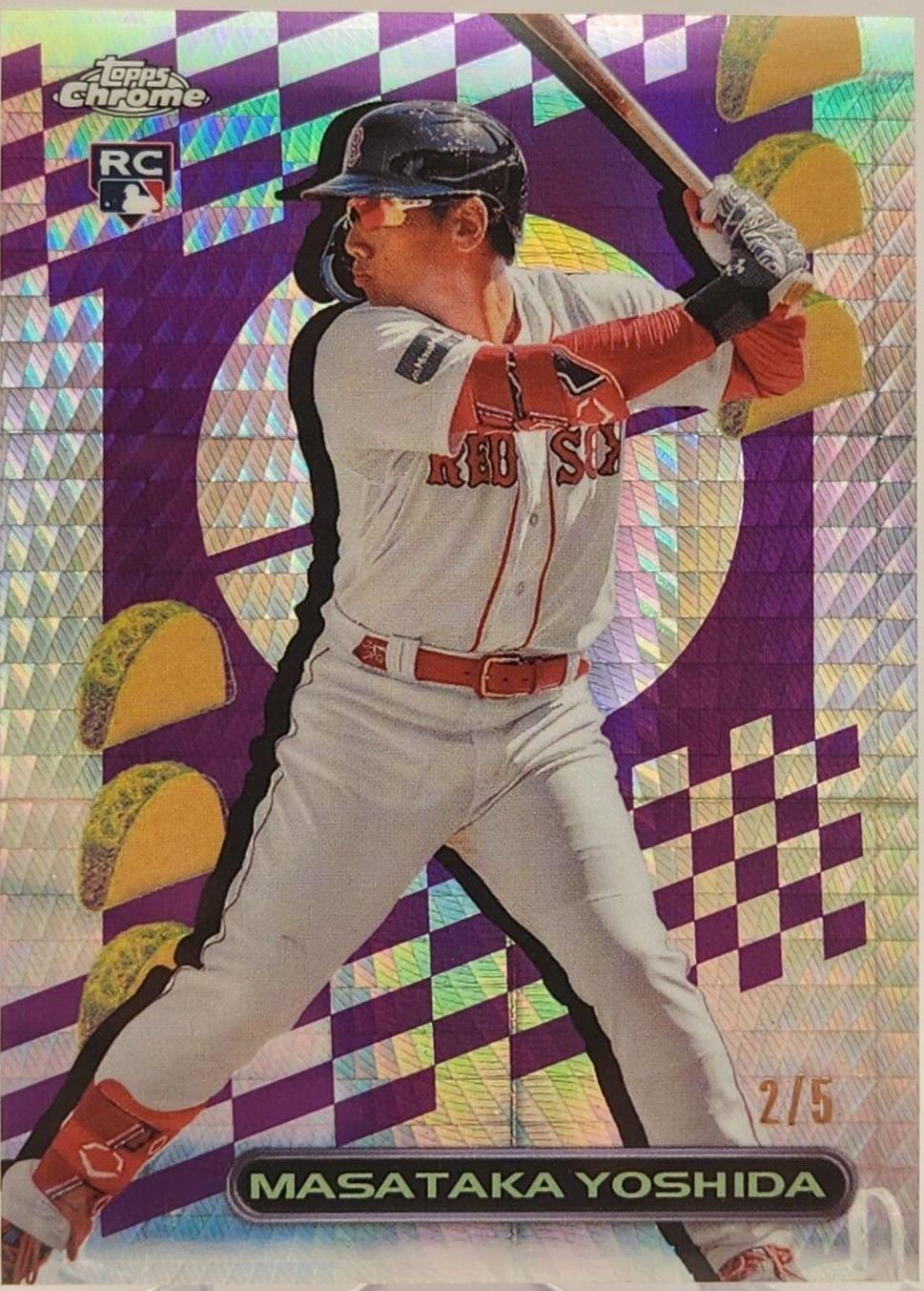 Masataka Yoshida #TF-25 2023 Topps Chrome Baseball TacoFractors