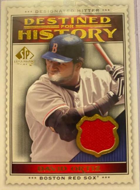 David Ortiz #DHM-DO Baseball Cards 2009 SP Legendary Cuts Destined for History Memorabilia