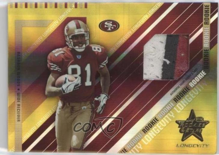 Rashaun Woods #280 2004 Leaf Rookies & Stars Longevity Football