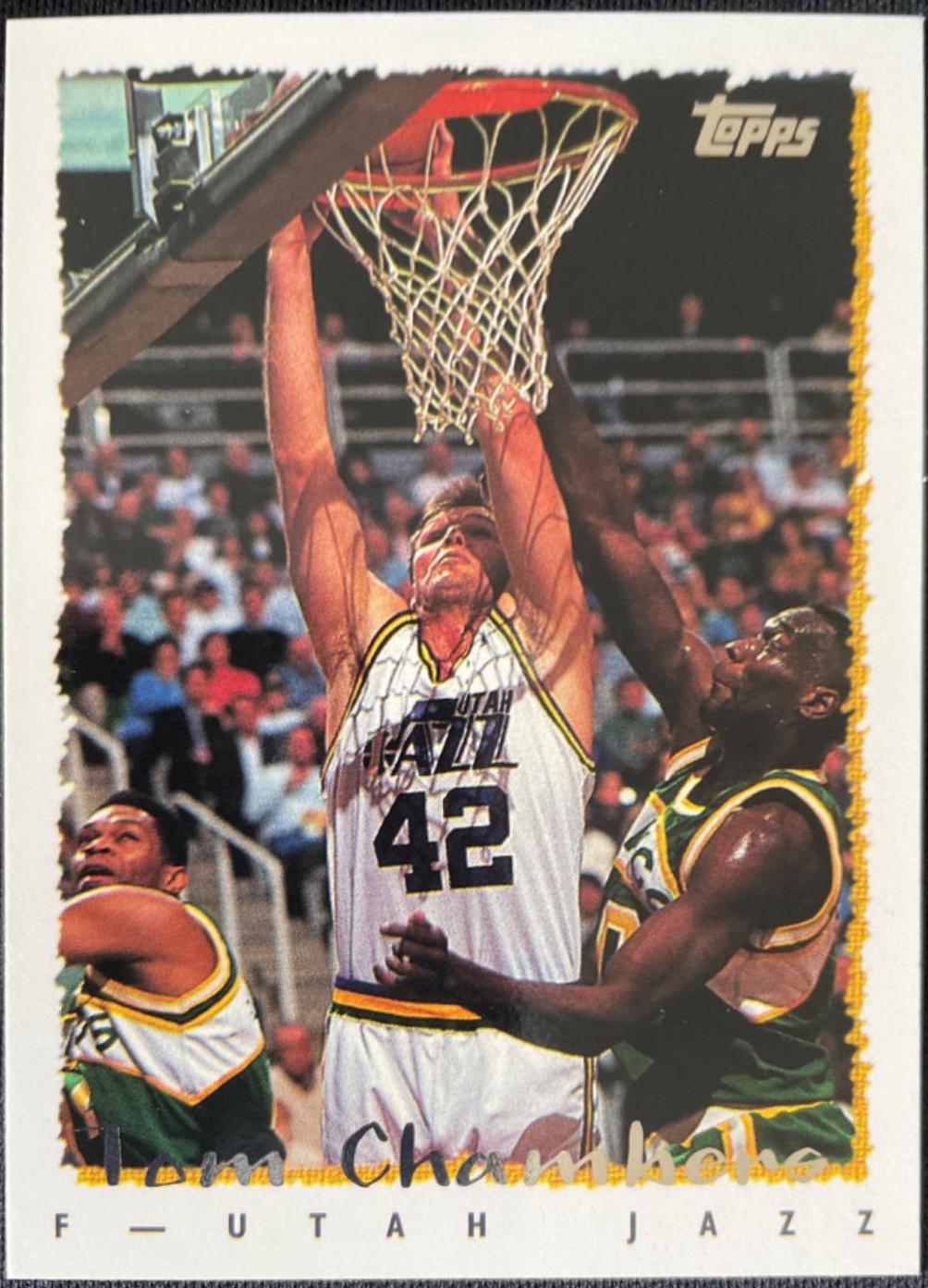 Tom Chambers #117 Basketball Cards 1994 Topps