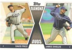 David Price, James Shields #DD-21 Baseball Cards 2011 Topps Update Diamond Duos Prices