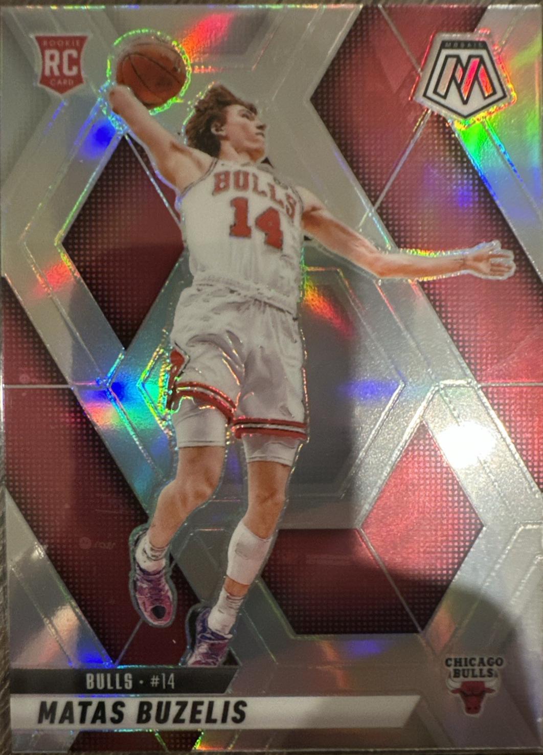 2024 Panini Mosaic Matas Buzelis [Silver] #223 card
