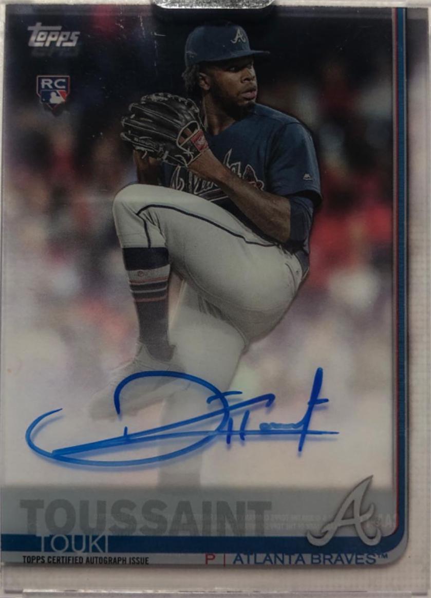 Touki Toussaint #CAA-TT Baseball Cards 2019 Topps Clearly Authentic Autographs