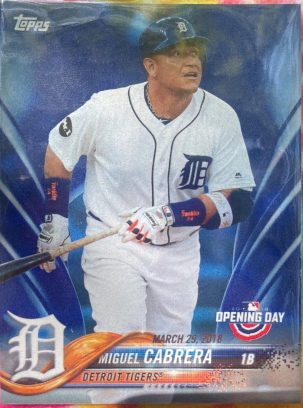 Miguel Cabrera [Standing Blue Foil] #46