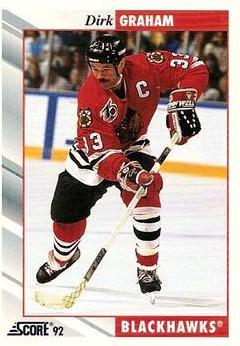 Dirk Graham #27 Hockey Cards 1992 Score