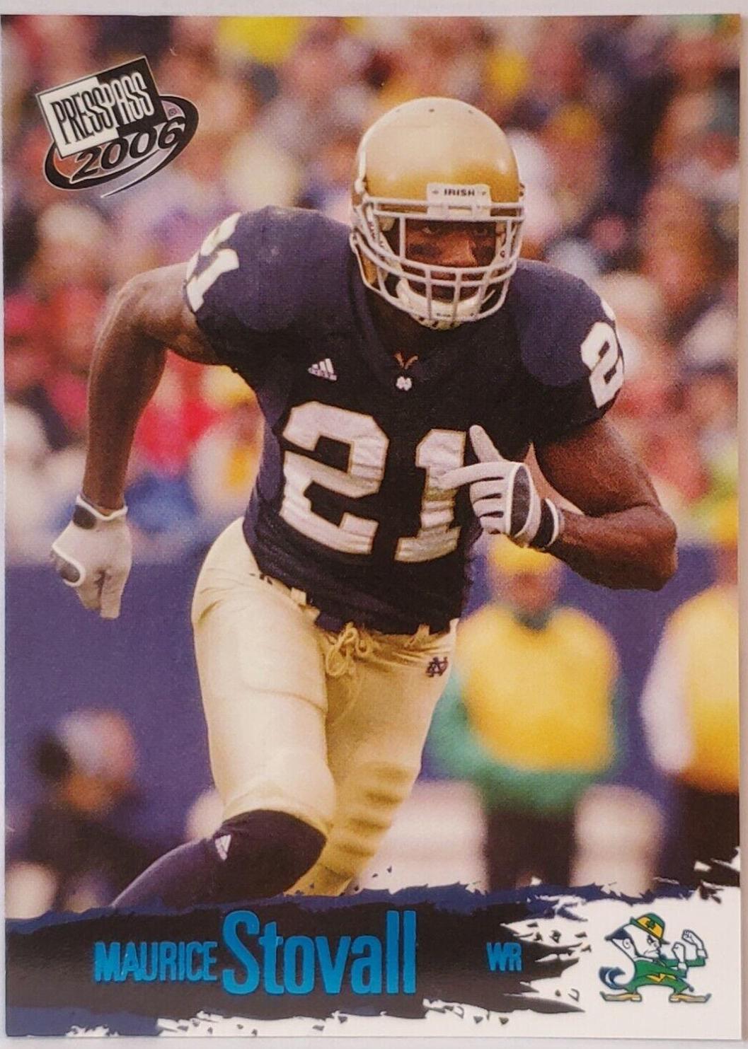 Maurice Stovall #B-27 2006 Press Pass Football