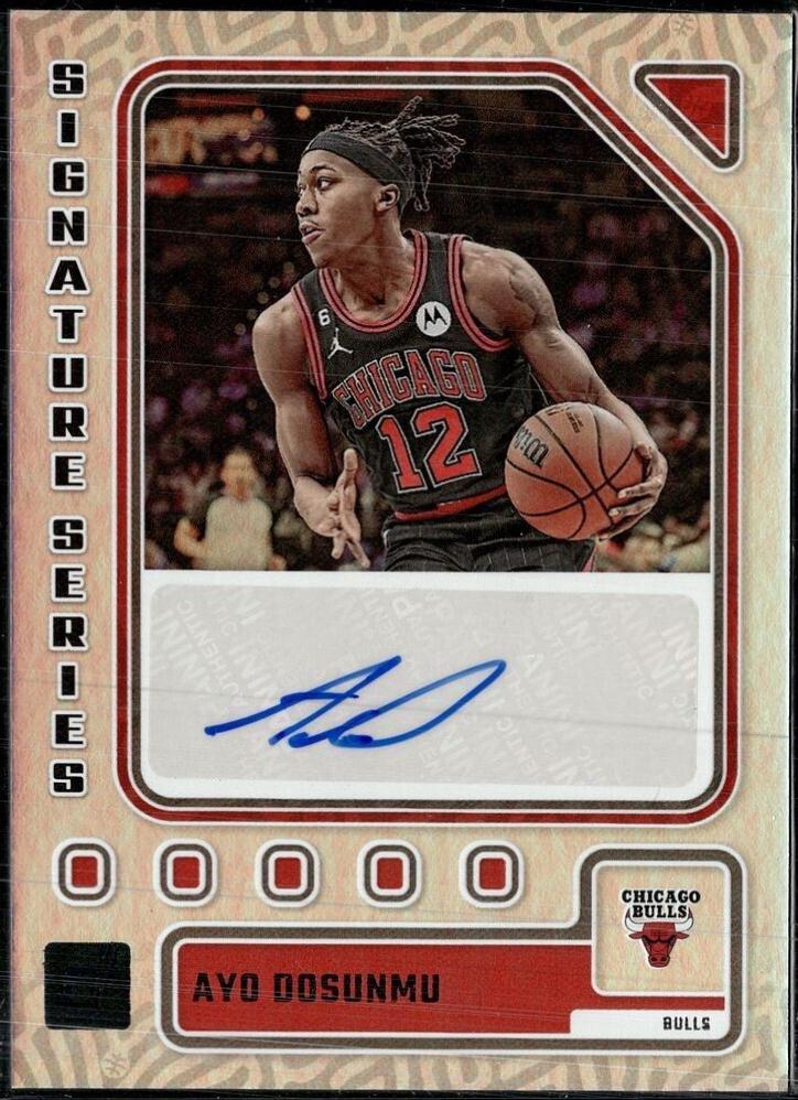 Ayo Dosunmu #SS-AYO Basketball Cards 2023 Panini Donruss Signature Series
