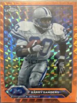 Barry Sanders [Geometric Orange] #9