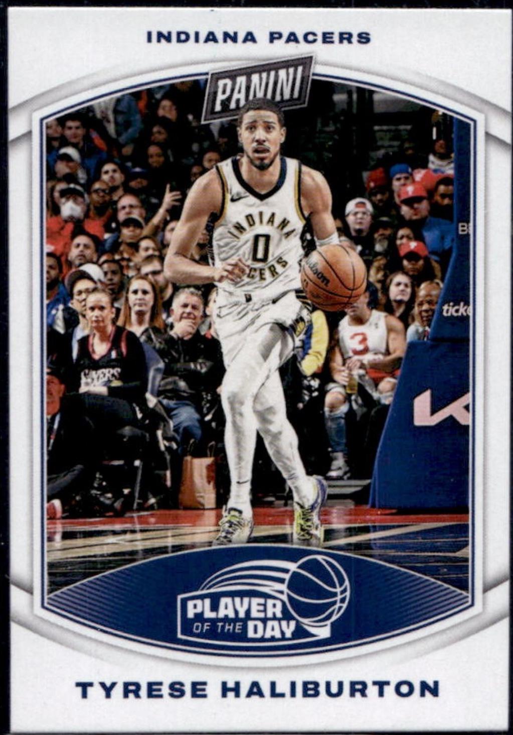 Tyrese Haliburton #17 2023 Panini Player Of The Day Basketball