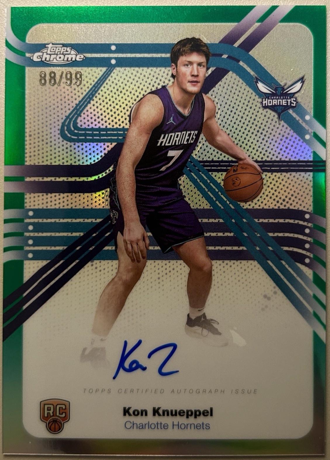 Kon Knueppel [Refractor Green] #NS-KK Prices | 2025 Topps Chrome
