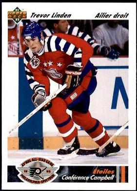 Trevor Linden #628 Hockey Cards 1991 Upper Deck