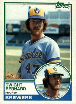 1983 Topps Dwight Bernard #244 card