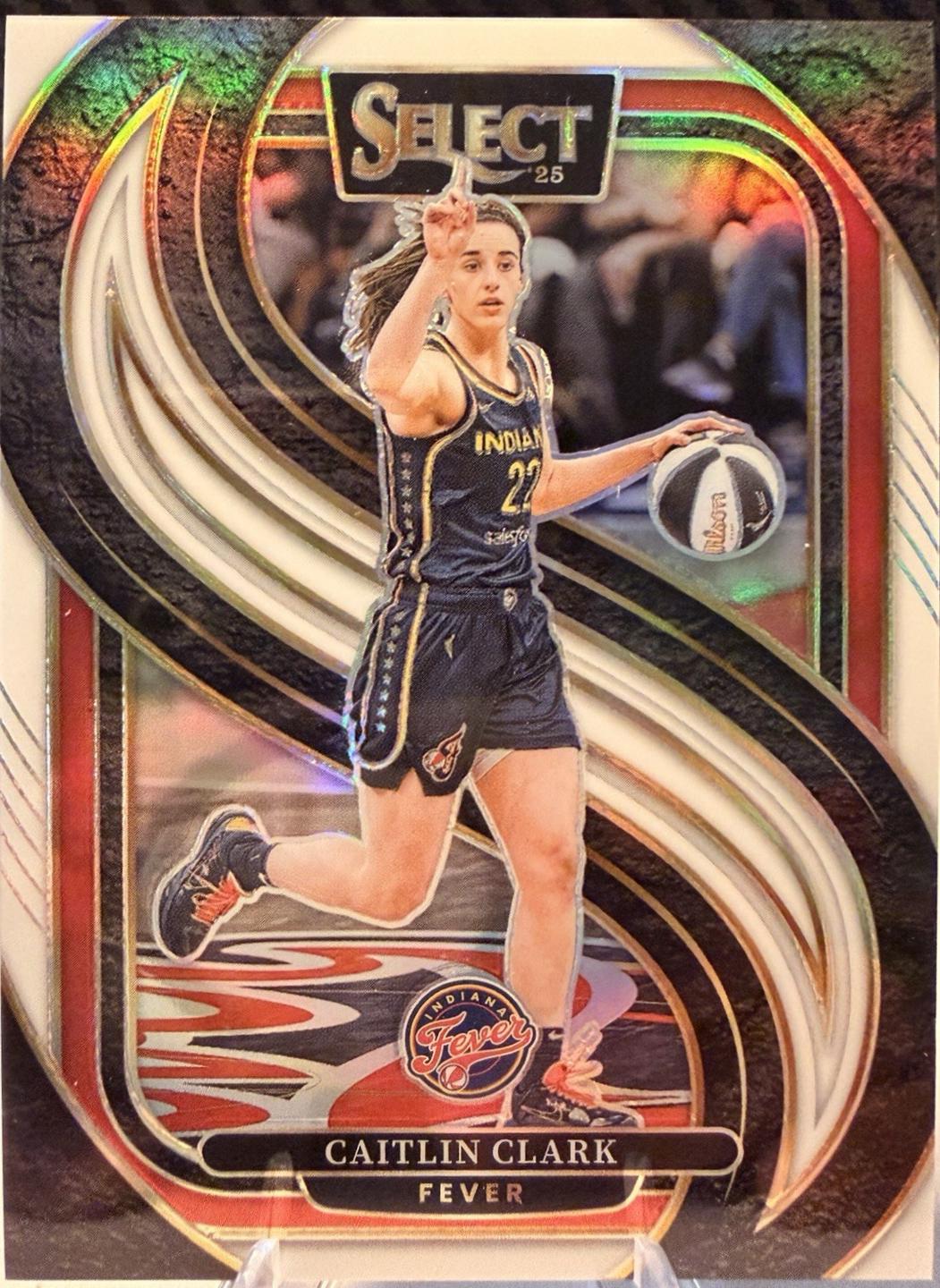 Caitlin Clark [White Prizm] #140 Prices | 2025 Panini Select WNBA