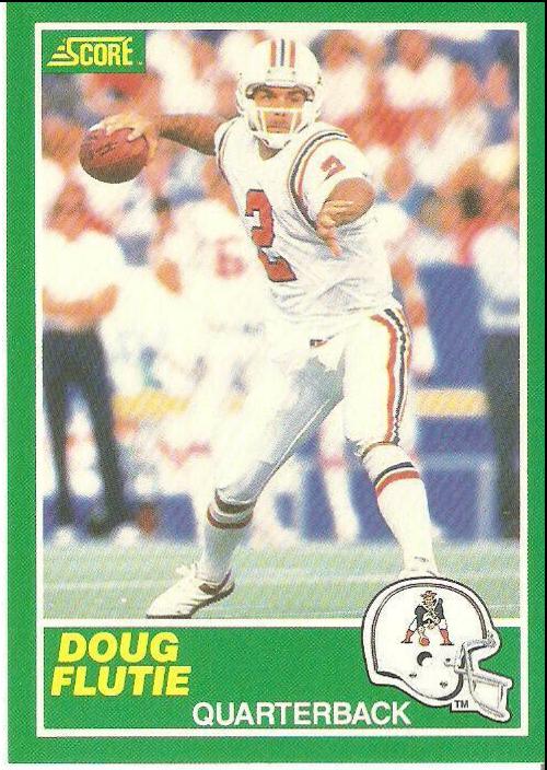 Doug Flutie #243 1989 Panini Score Football