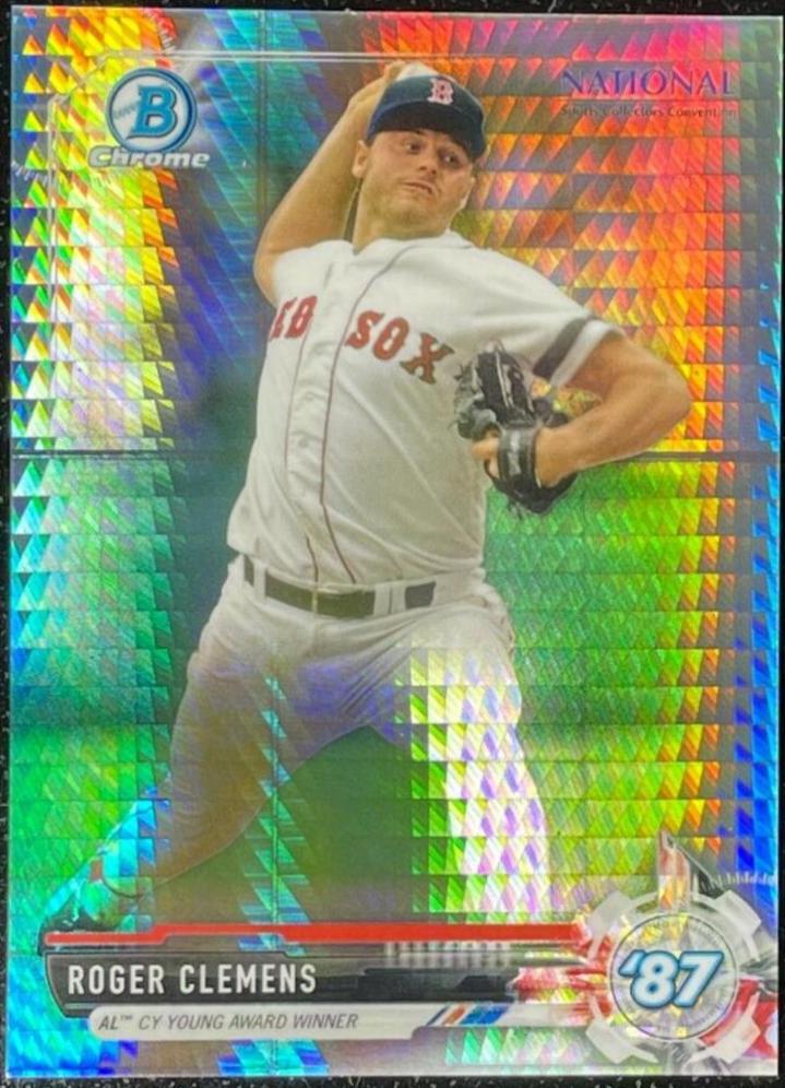 Roger Clemens #BNR-RC 2017 Bowman Chrome National Convention Baseball