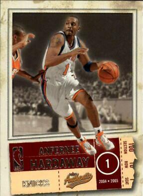 Anfernee Hardaway #28 Basketball Cards 2004 Fleer Authentix