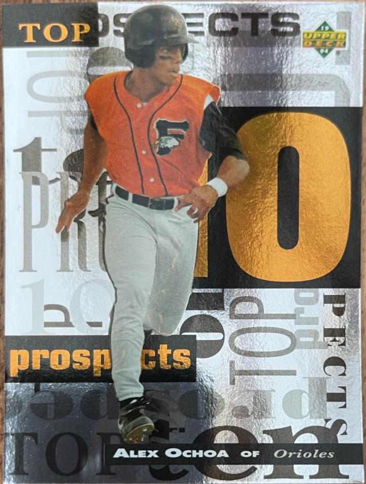 Alex Ochoa #7 Baseball Cards 1993 Upper Deck Top Prospects