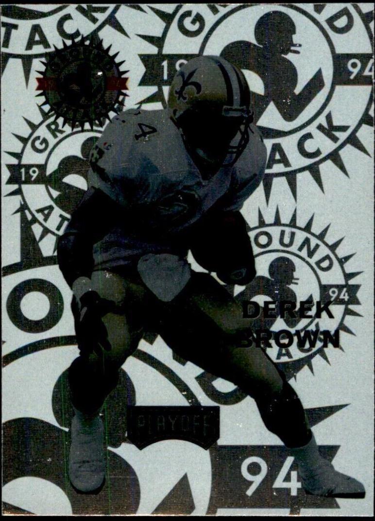 Derek Brown #250 1994 Playoff Football