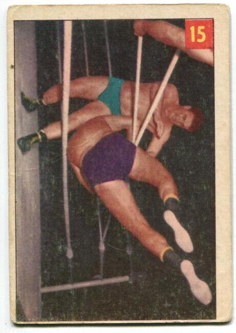Tim Geohagen #15 Wrestling Cards 1954 Parkhurst