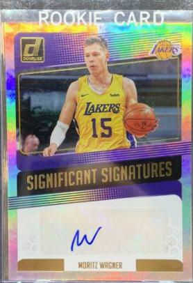Moritz Wagner #MWG 2018 Panini Donruss Significant Signatures Basketball