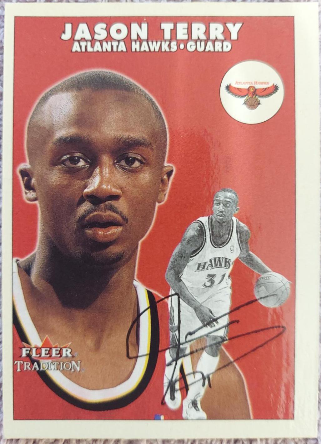 Jason Terry #9 Basketball Cards 2001 Fleer Tradition