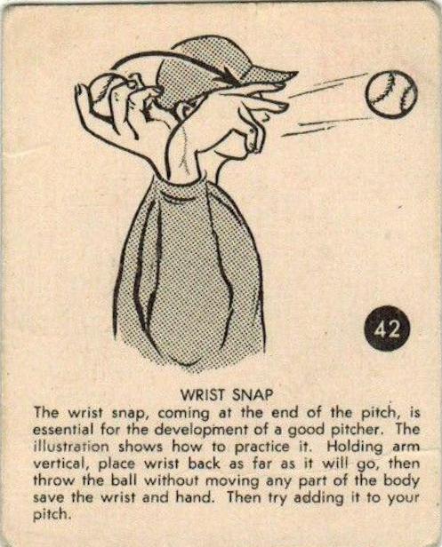 Wrist Snap #42 Baseball Cards 1952 Parkhurst Frostade