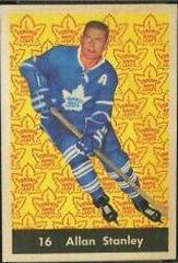 Allan Stanley #16 Hockey Cards 1961 Parkhurst Prices